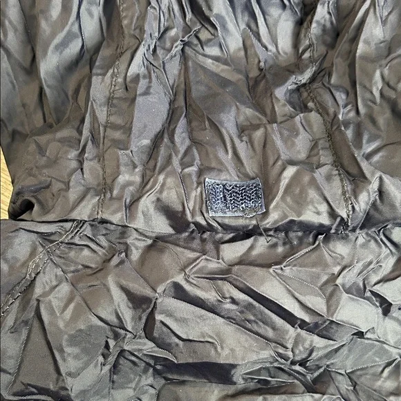 The North Face Packable Windbreaker Jacket Hooded Lightweight XL Black - Picture 9 of 10